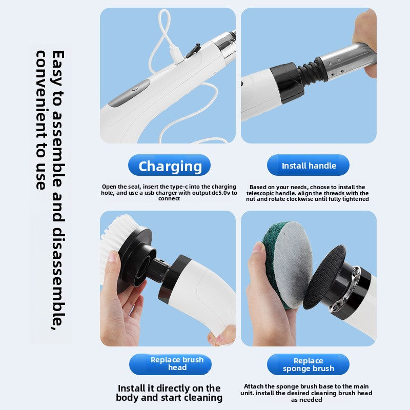 Electric Cleaning Scrubber